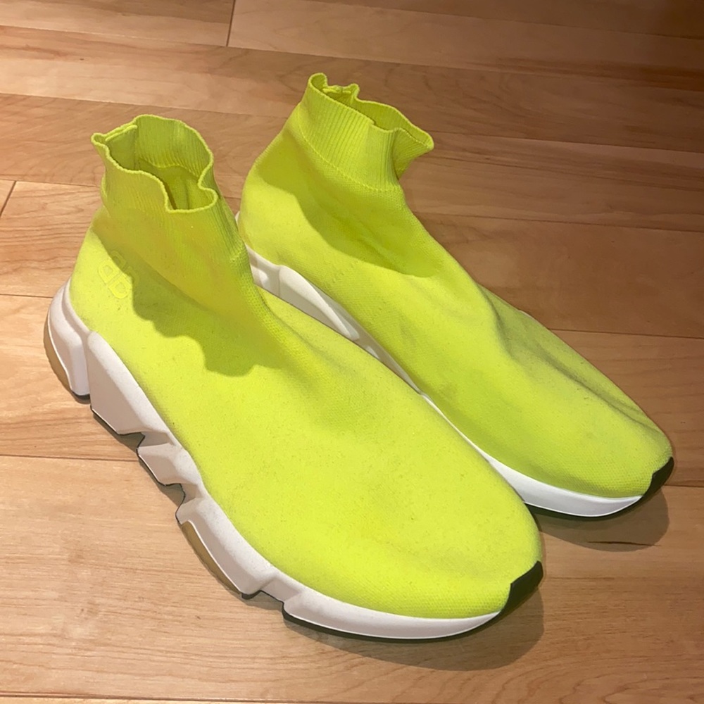 Balenciaga Shoes | Limited Edition Neon Yellow Balenciaga Sock Runner